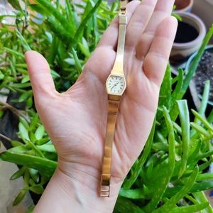Vintage Gold Pulsar Dainty Quartz Watch